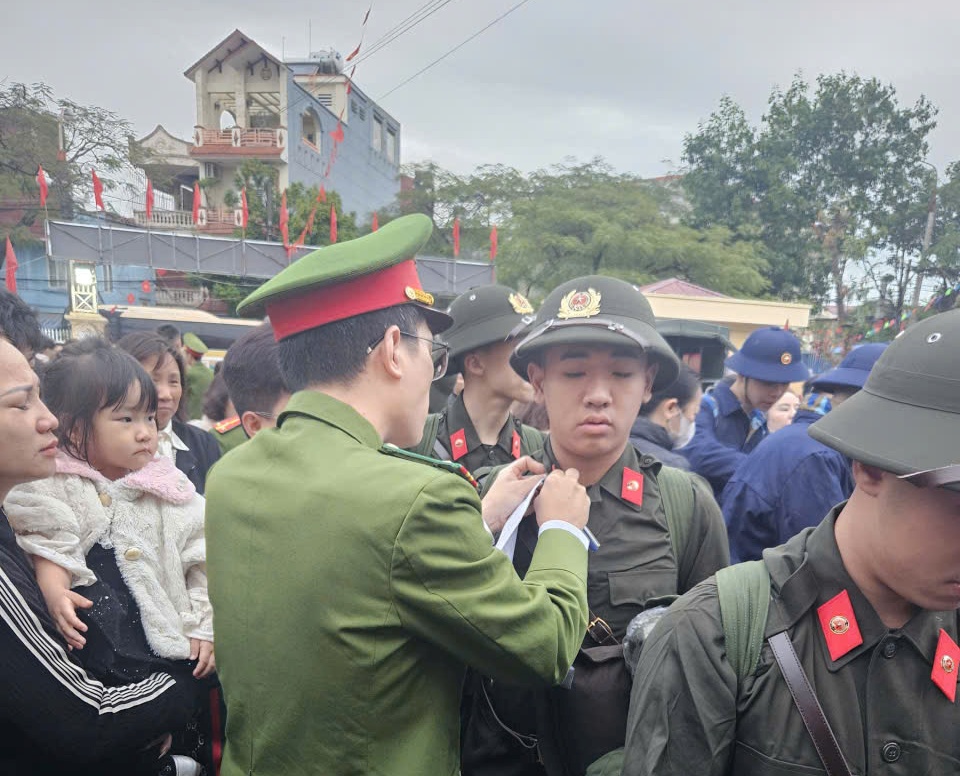 Công an phường Hải An: Phối hợp tổ chức Lễ giao nhận quân năm 2026 trang trọng, an toàn